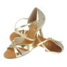 Dance shoes, professional, DL-28 gold glitter