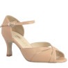 Buty do tańca, profesjonalne, skóra kremowa matowa Saphir