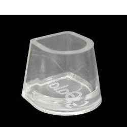 Heel caps, clear, HPR 43, heel protectors