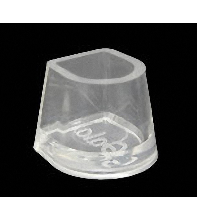 Heel caps, clear, HPR 43, heel protectors
