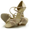Dance shoes, professional, gold champagne 01