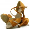 Dance shoes, professional, DL-8 satin flesh tan