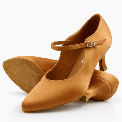 Laura Dark Satin Standard Dance Shoes