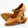 Buty do tańca, standard, ciemna satyna Laura