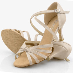 Beige Bridal Dance Shoes – Olivia
