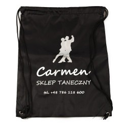 Bag for dance shoes, black