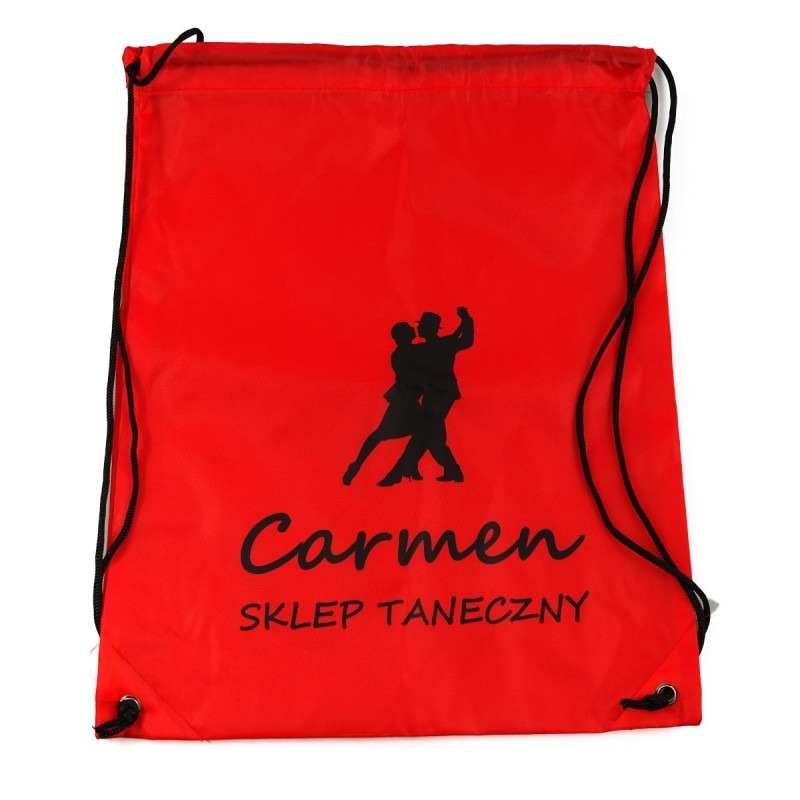 Bag for dance shoes, red