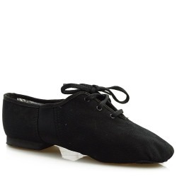 Jazz shoes, black, material, children's, Tivoli