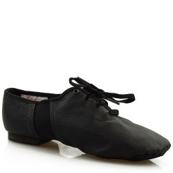 Jazz shoes black, leather, children's Tivoli