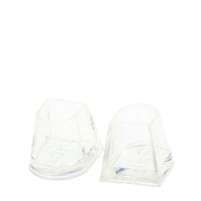 Heel caps, clear, Flare, heel protectors