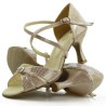 Dance shoes, professional, gold champagne 33