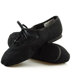 Jazz shoes, black, material, men's, Tivoli