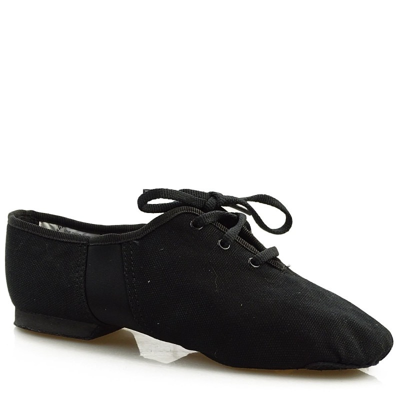 Jazz shoes, black, material, men's, Tivoli