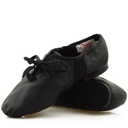 Jazz shoes black, leather, women's Tivoli