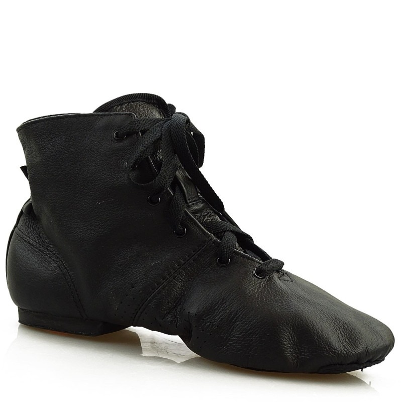 Leather jazz shoes, Soho, men's Sansha