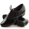Buty do tańca, profesjonalne, czarna skóra połysk 22D