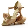 Dance shoes, professional, light nude satin 01