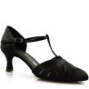 Buty do tańca, profesjonalne, czarna satyna 16C