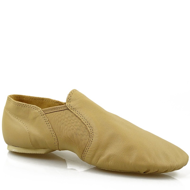 Charlotte jazz dance shoes, cream, leather, women's, Sansha