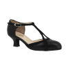 Tango shoes, professional, matt black leather, Betty