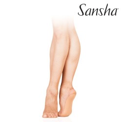 Sansha tights fishnet with gusset T98