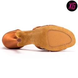 Buty do tańca, profesjonalne, Neeve - Tan Satin