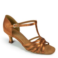 Dance shoes, professional, Bela - Tan Satin