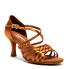 Buty do tańca, profesjonalne, Elena - Tan Satin