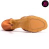 Buty do tańca, profesjonalne, Elena - Tan Satin