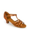 Buty do tańca, profesjonalne, G1012 - Tan Satin - Size 5.5+