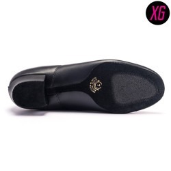 Dance shoes, professional, Rumba - Black Calf