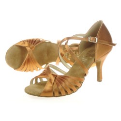 Dance shoes, professional, DL-66 dark satin