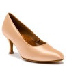 Dance shoes, professional, ICS RoundToe - Peach Satin