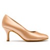 Buty do tańca, profesjonalne, ICS RoundToe - Peach Satin