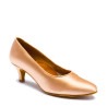 Dance shoes, professional, ICS RoundToe - Peach Satin