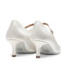 Dance shoes, professional, ICS Classic - White Satin