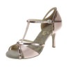 Buty do tańca, profesjonalne, DL-39/1 satyna łososiowa/różowe złoto